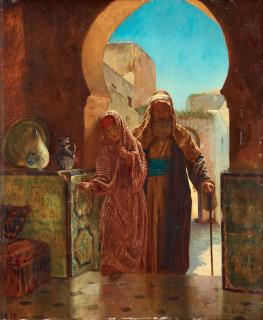 Rudolf Ernst - Entering the palace