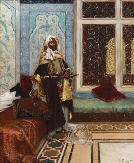 Rudolf Ernst - The palace guard (Awaiting an audience)
