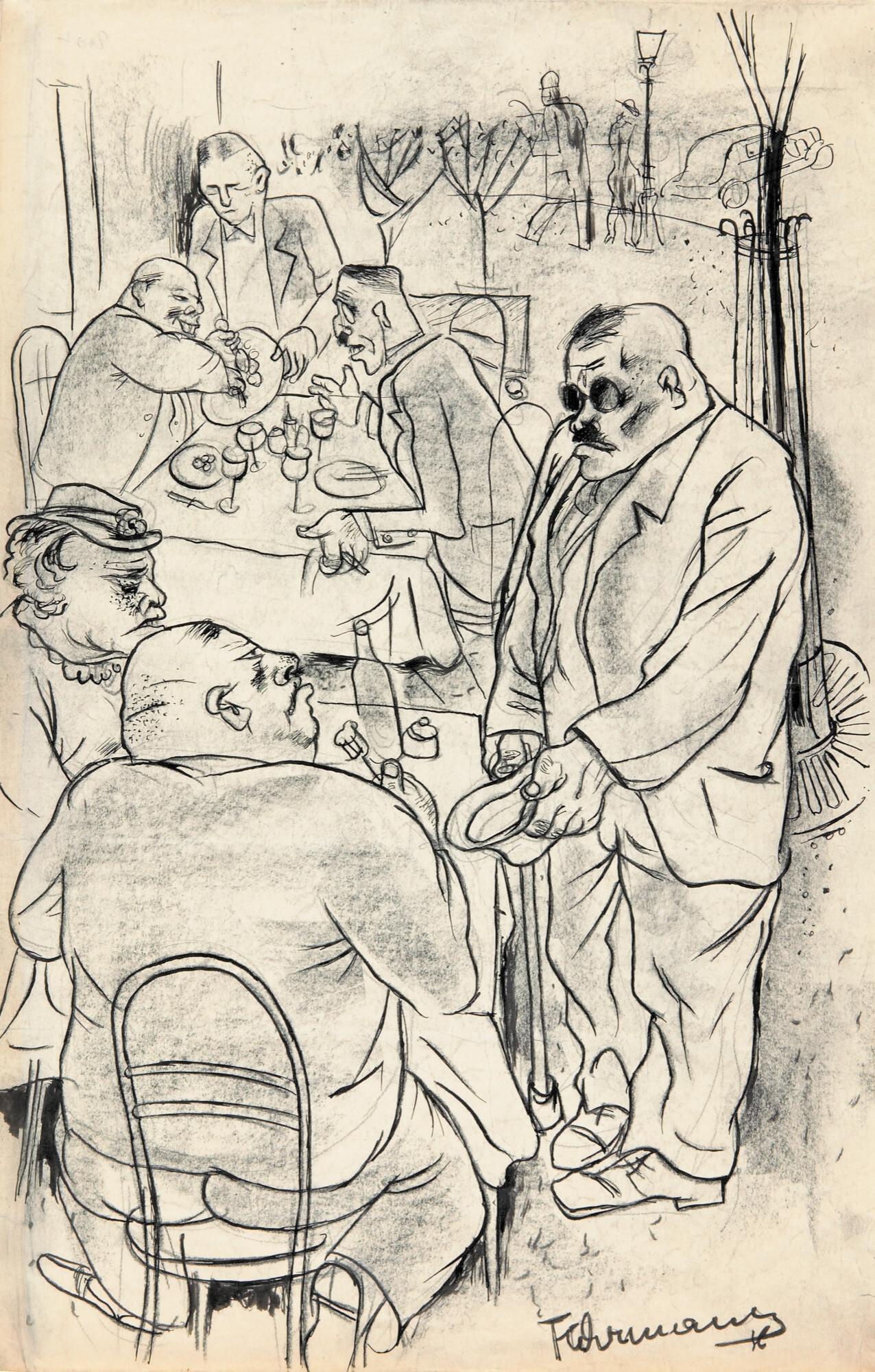 Rudolf Führmann - Der Bettler.