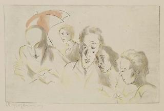 Rudolf Großmann - 4 Bll. Figürliche Kompositionen