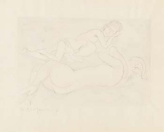 Rudolf Großmann - Zwei Liegende
