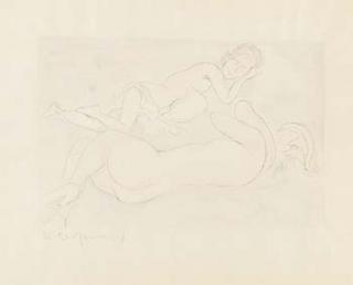 Rudolf Großmann - Zwei Liegende