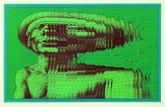 Rudolf Hausner - 4 Bll. Figürliche Darstellungen