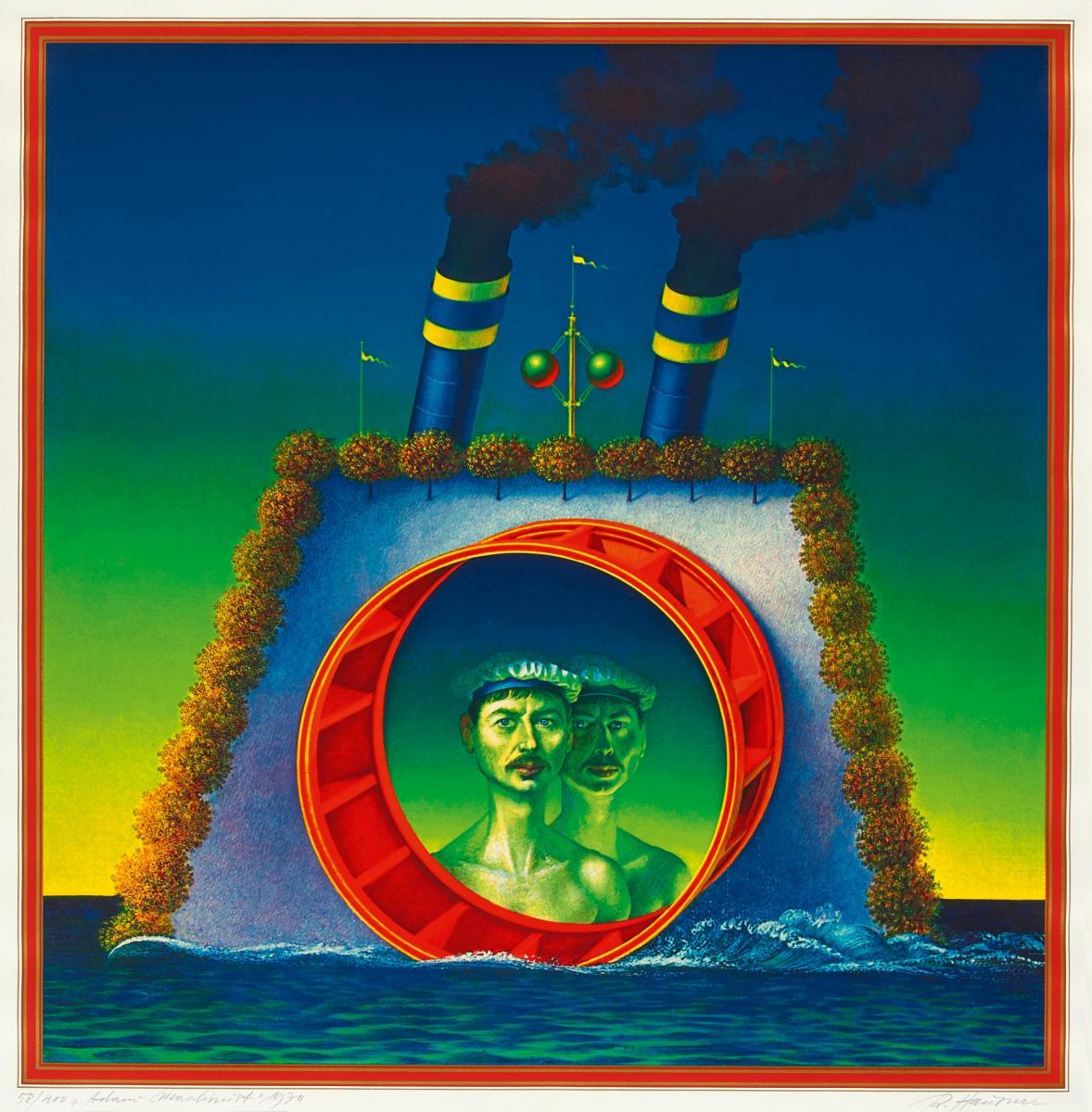 Rudolf Hausner - Adam - Maschinist