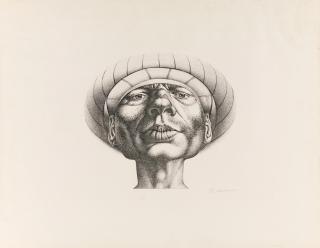 Rudolf Hausner - Adam wohlbehütet.