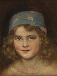 Rudolf Hirth Du Frênes - Mädchenbildnis