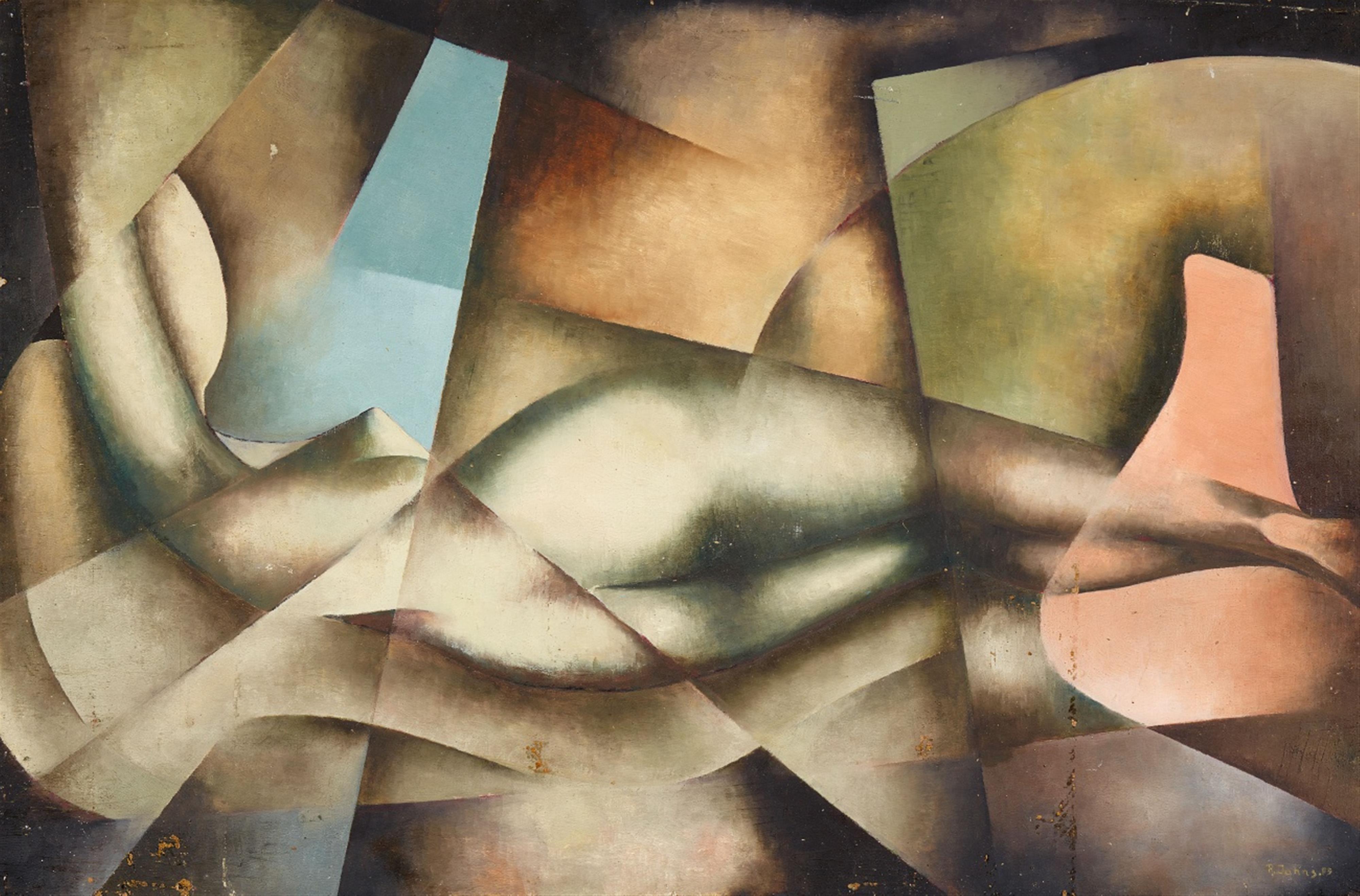 Rudolf Jahns - Abstrakter Akt