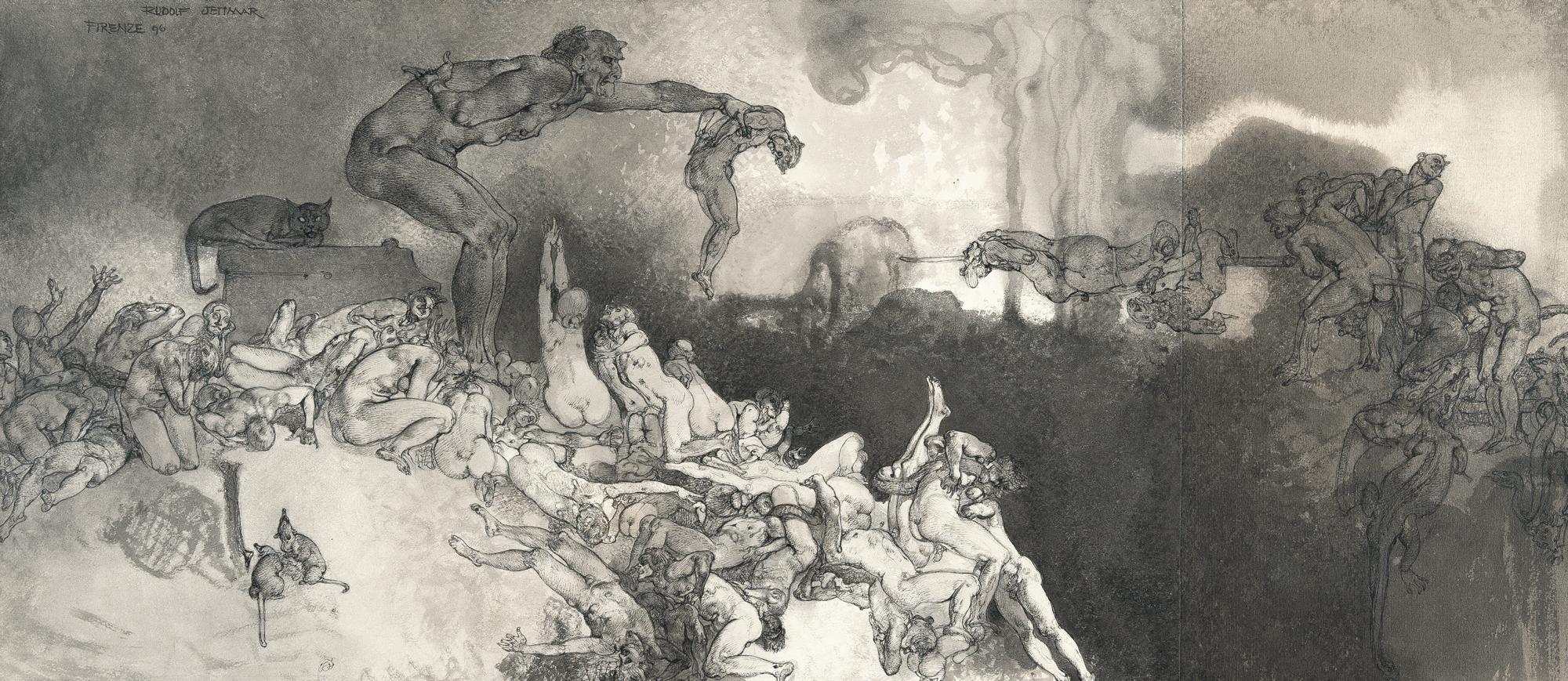 Rudolf Jettmar - Die Hölle (Der Teufel mit dem Bratspieß)