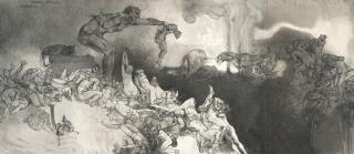 Rudolf Jettmar - Die Hölle (Der Teufel mit dem Bratspieß)