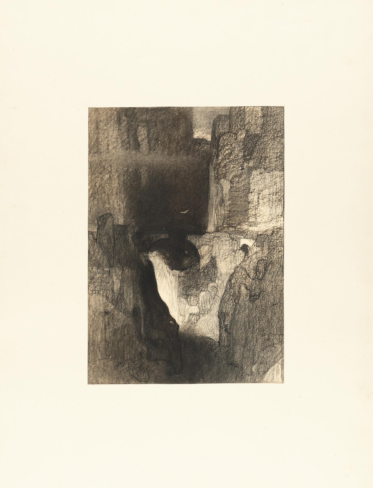 Rudolf Jettmar - Felslandschaft (Die eingestürzte Brücke)