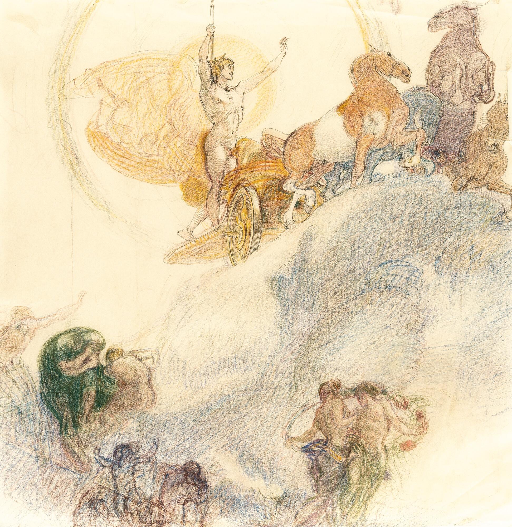 Rudolf Jettmar - Helios auf dem Sonnenwagen (Glorie des Apoll)