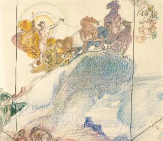 Rudolf Jettmar - Helios auf dem Sonnenwagen (Glorie des Apoll)