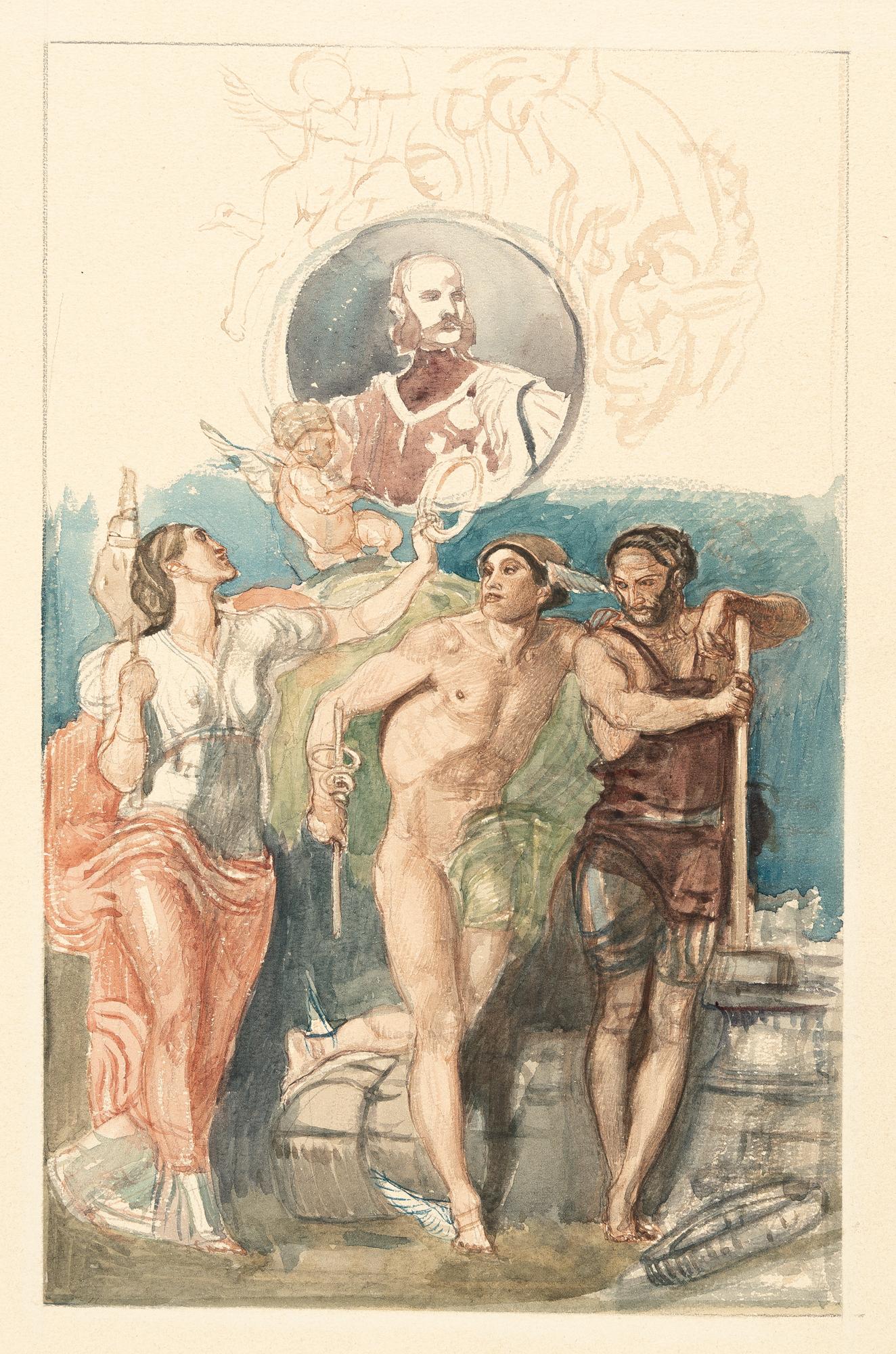 Rudolf Jettmar - Kaiserbild für die Handelskammer in Troppau