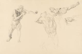 Rudolf Jettmar - Männliche Aktstudien