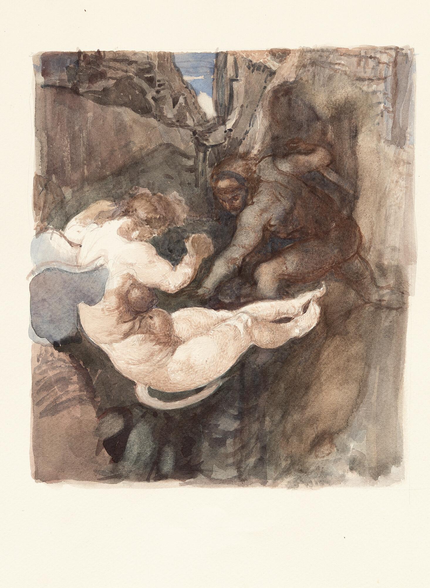 Rudolf Jettmar - Ödipus und die Sphinx (I. Fassung)