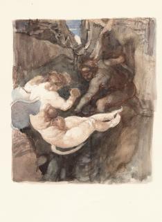 Rudolf Jettmar - Ödipus und die Sphinx (I. Fassung)