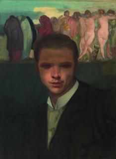 Rudolf Jettmar - Selbstporträt.