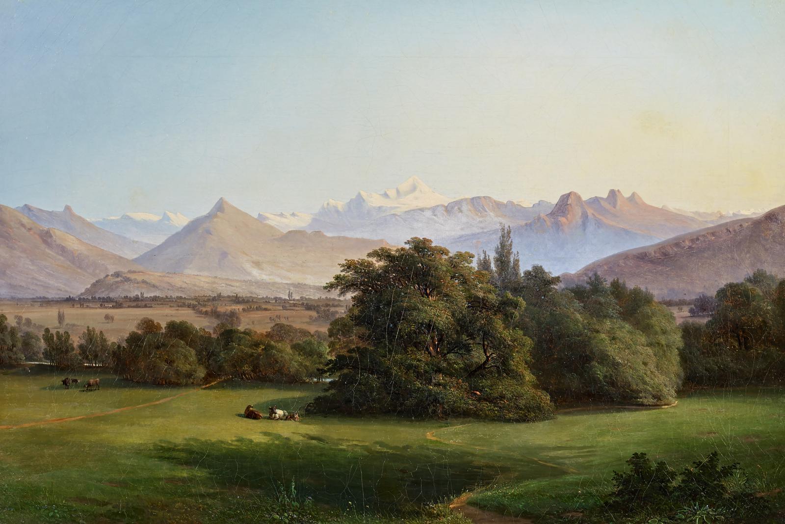 Rudolf Johann Bühlmann - Schweizer Berglandschaft