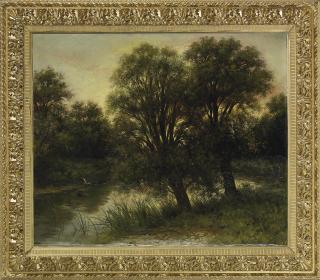 Rudolf Koller - Abend am Zürichhorn, 1893