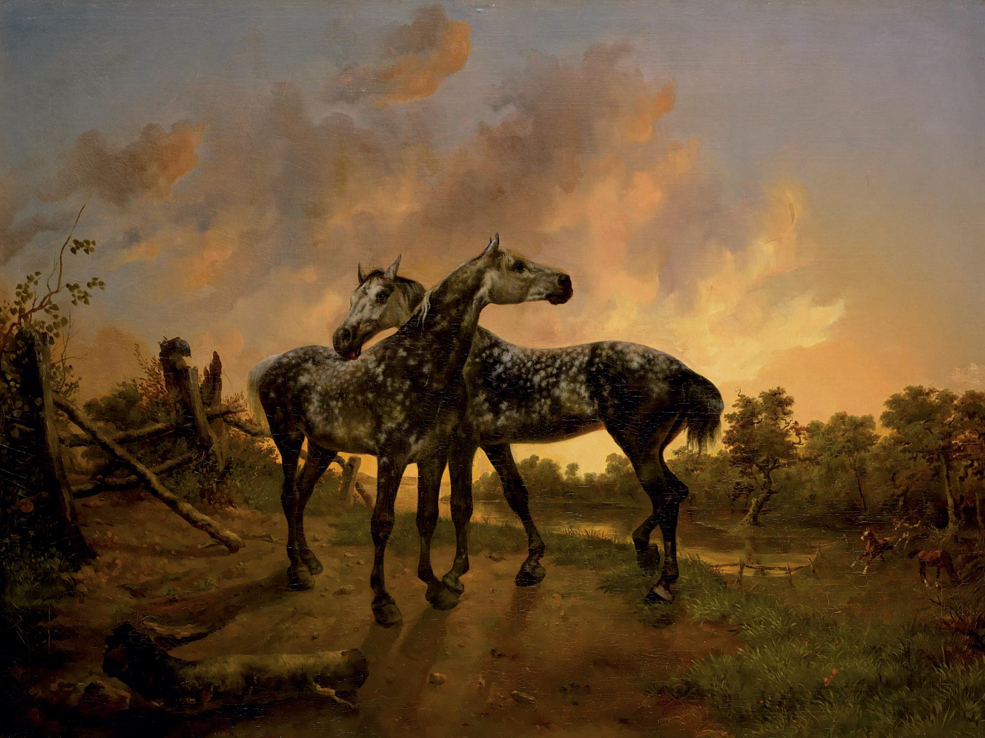 Rudolf Koller - Biche et Mouche, 1846