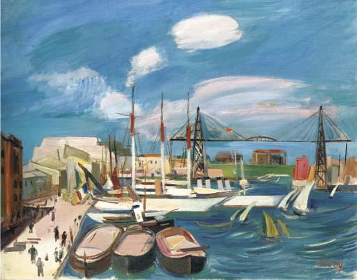 Rudolf Levy - Der Hafen von Marseille