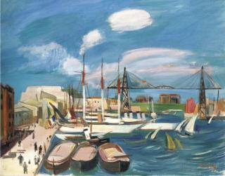 Rudolf Levy - Der Hafen von Marseille