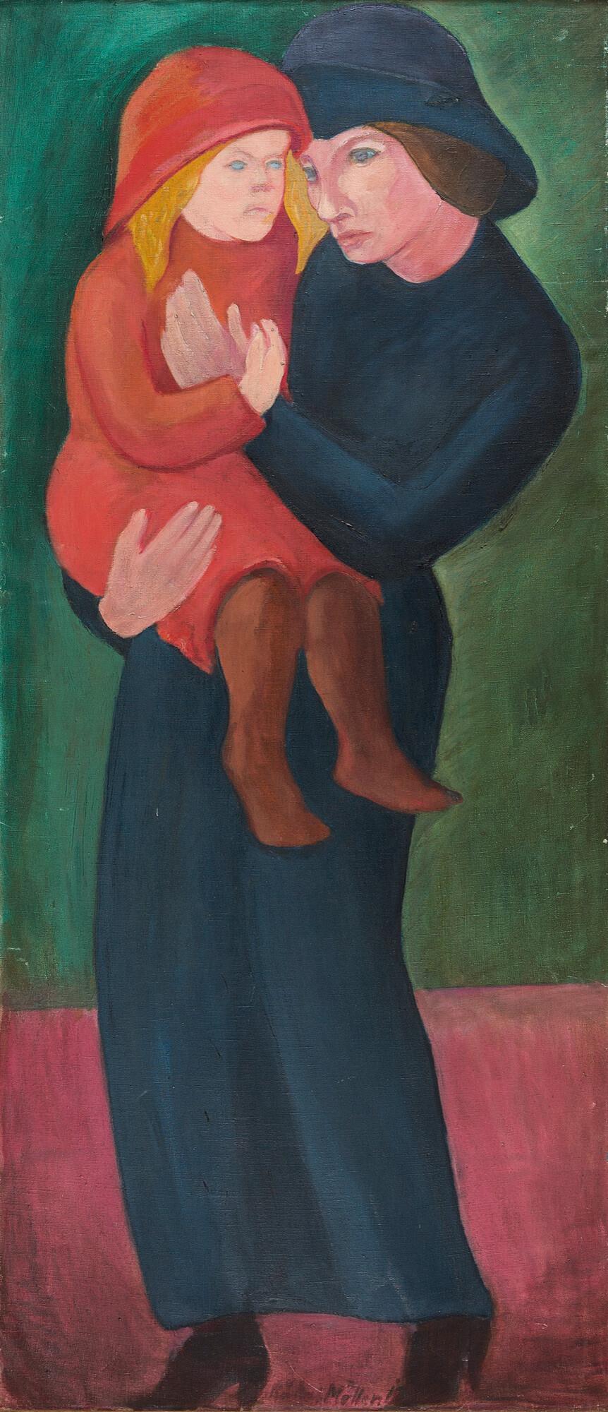 Rudolf Möller - „Mutter mit Kind“.