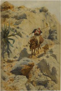Rudolf Otto Ottenfeld - Desert Rider and his Faithful Companion