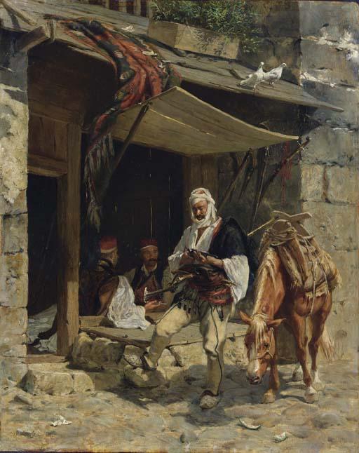 Rudolf Otto von Ottenfeld - Ottoman Soldiers At Rest