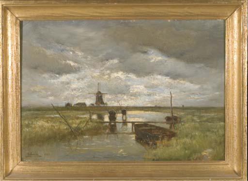 Rudolf Ribarz - Etang au moulin
