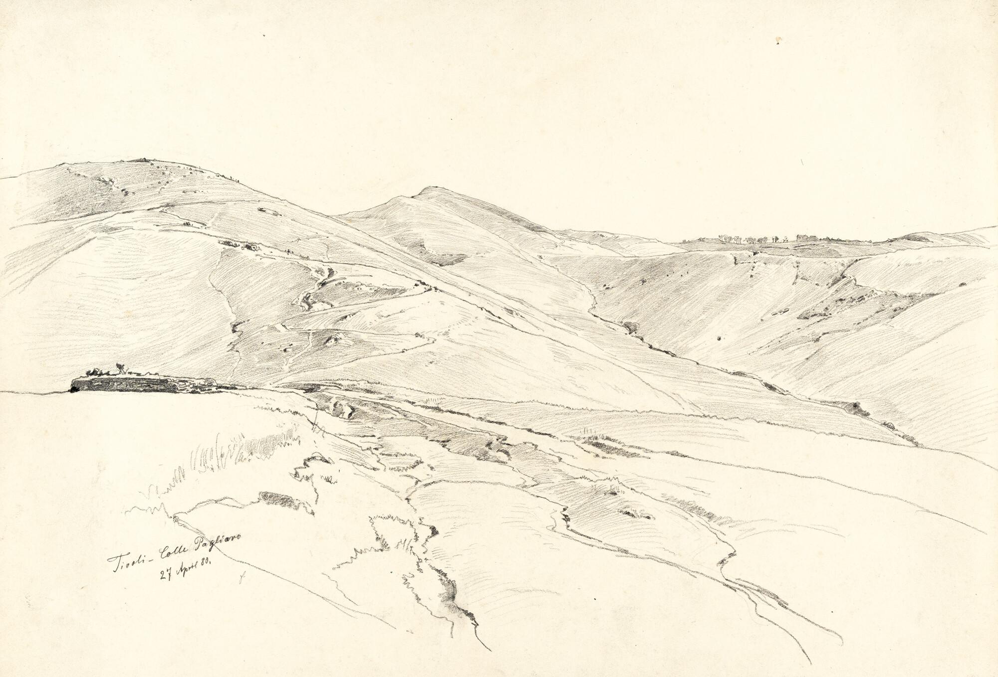 Rudolf Schuster - 2 Bll.: Die Elbe bei Salesel – Hügellandschaft bei Tivoli