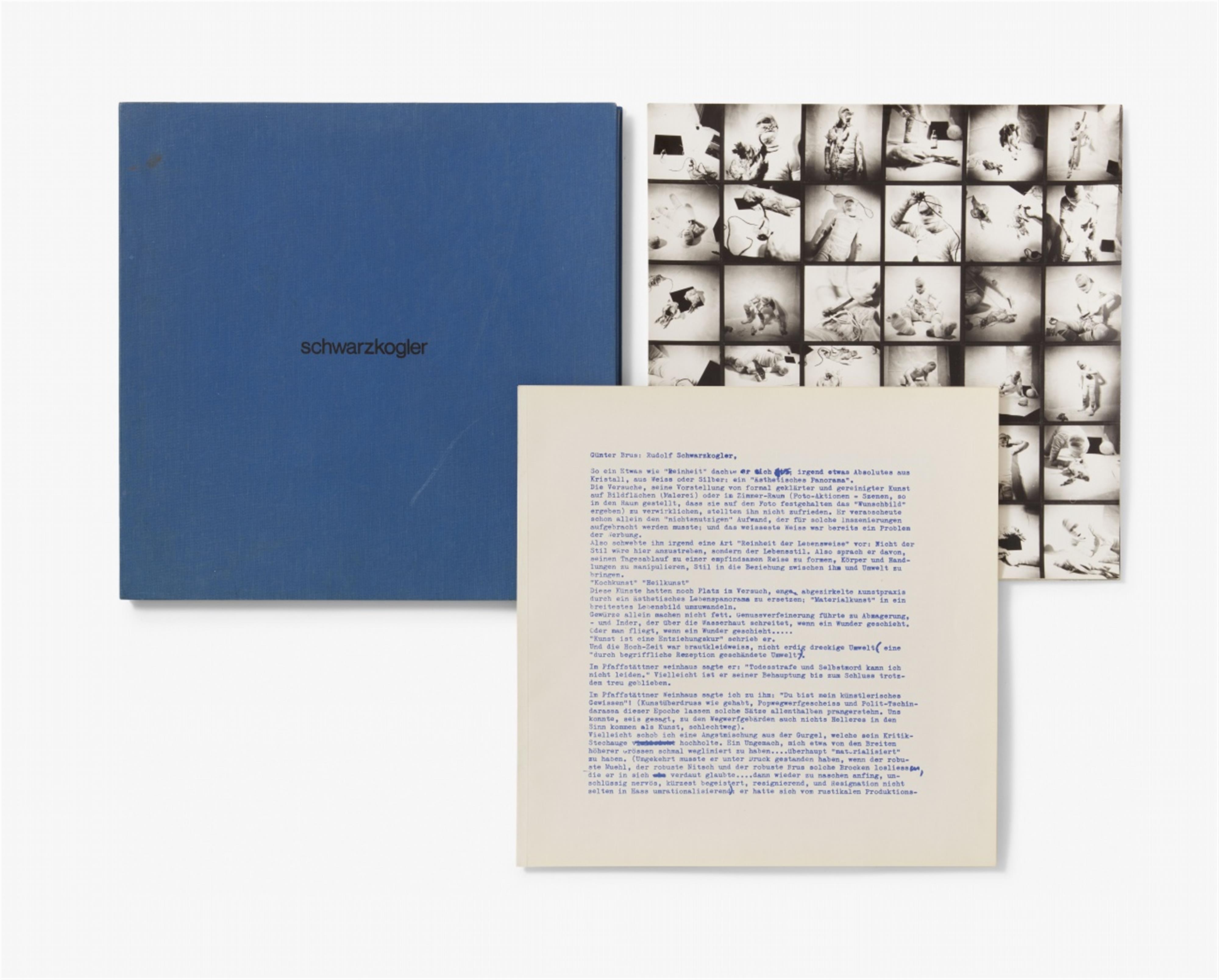 Rudolf Schwarzkogler - Aktion mit seinem eigenen Körper