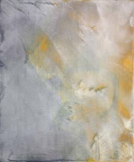 Rudolf Stingel - Untitled (Yellow/Silver)