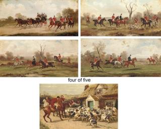 Rudolf Stone - The Meet; Setting Off; In Full Gallop; A Coach In Their Pathh; And The Kill