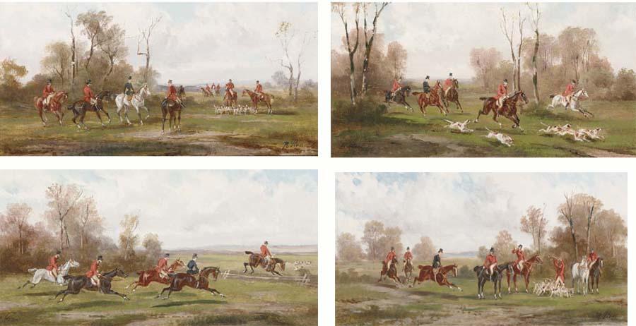 Rudolf Stone - The meet; Setting off; Over the fence; The kill