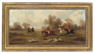 Rudolf Stone - Waiting for the off; Across the fields; On the scent; and The kill