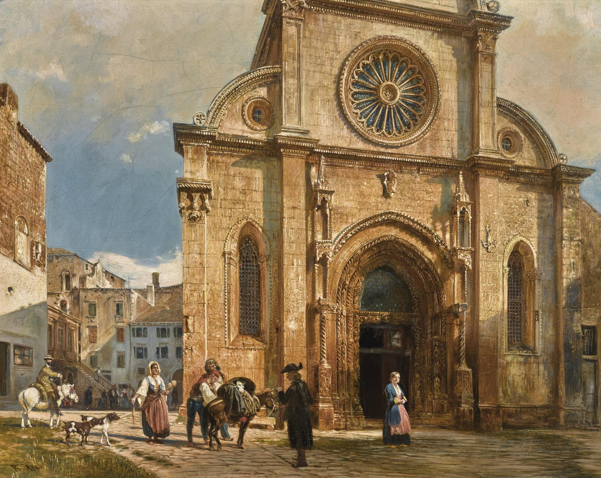 Rudolf von Alt - Austrian the Cathedral Of St James In Sebenico