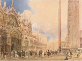 Rudolf Von Alt - Chiesa di San Marco, Venice