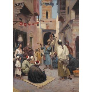 Rudolf Weisse - Swiss The Street Musicians, Cairo
