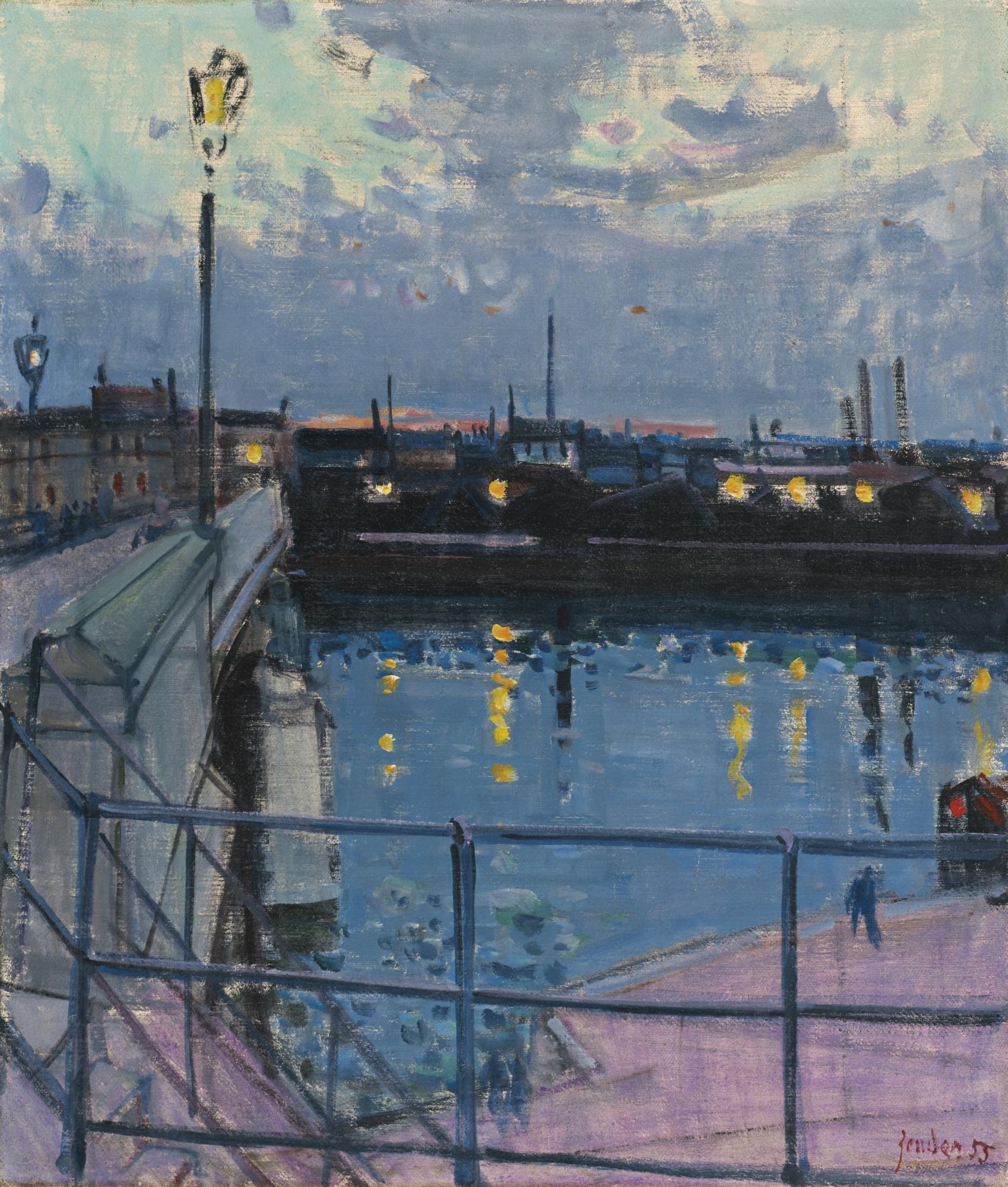 Rudolf Zender - An Der Seine, Paris, 1955