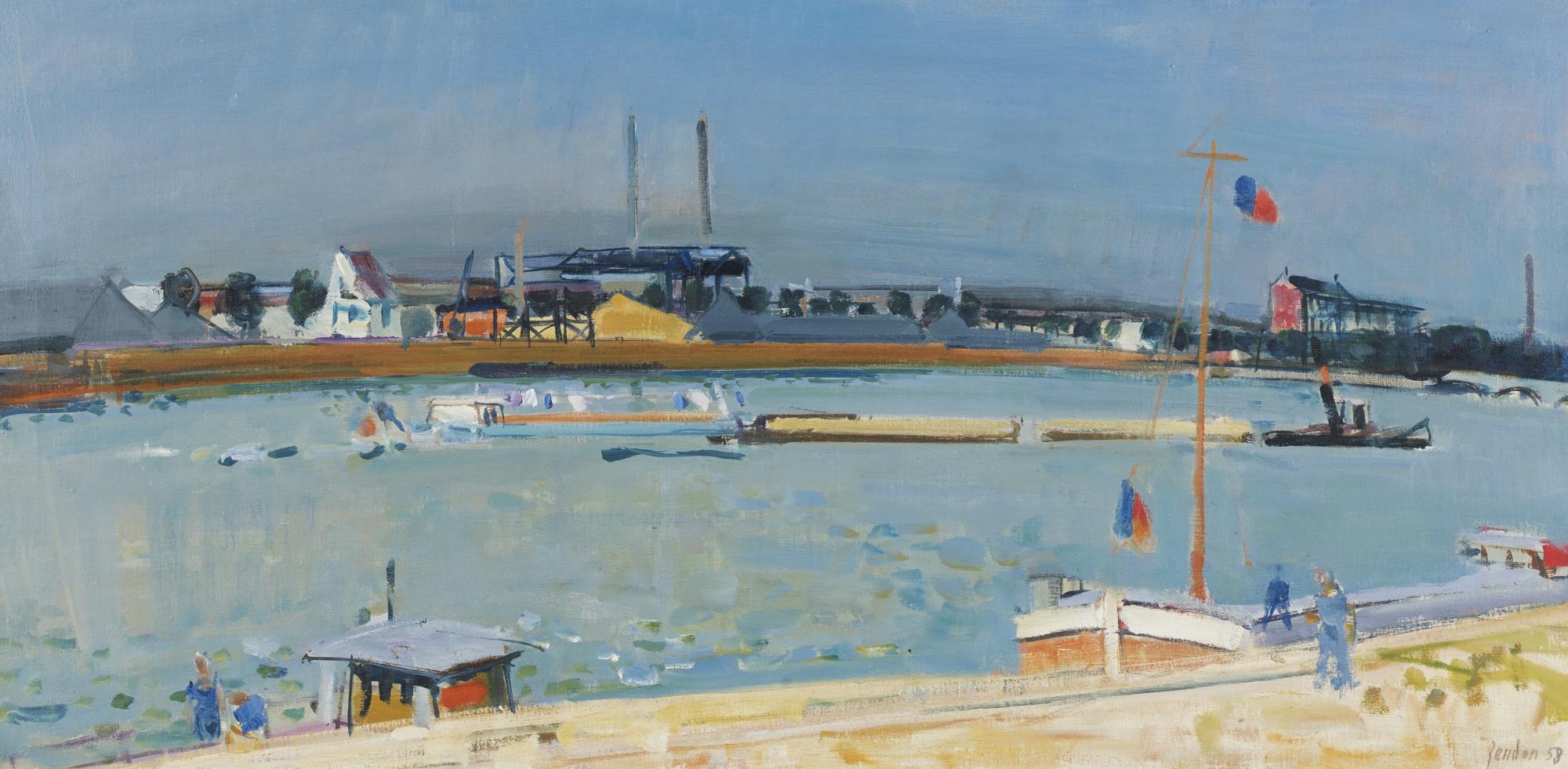 Rudolf Zender - Sommer An Der Seine, 1958 Summer By The Seine, 1958