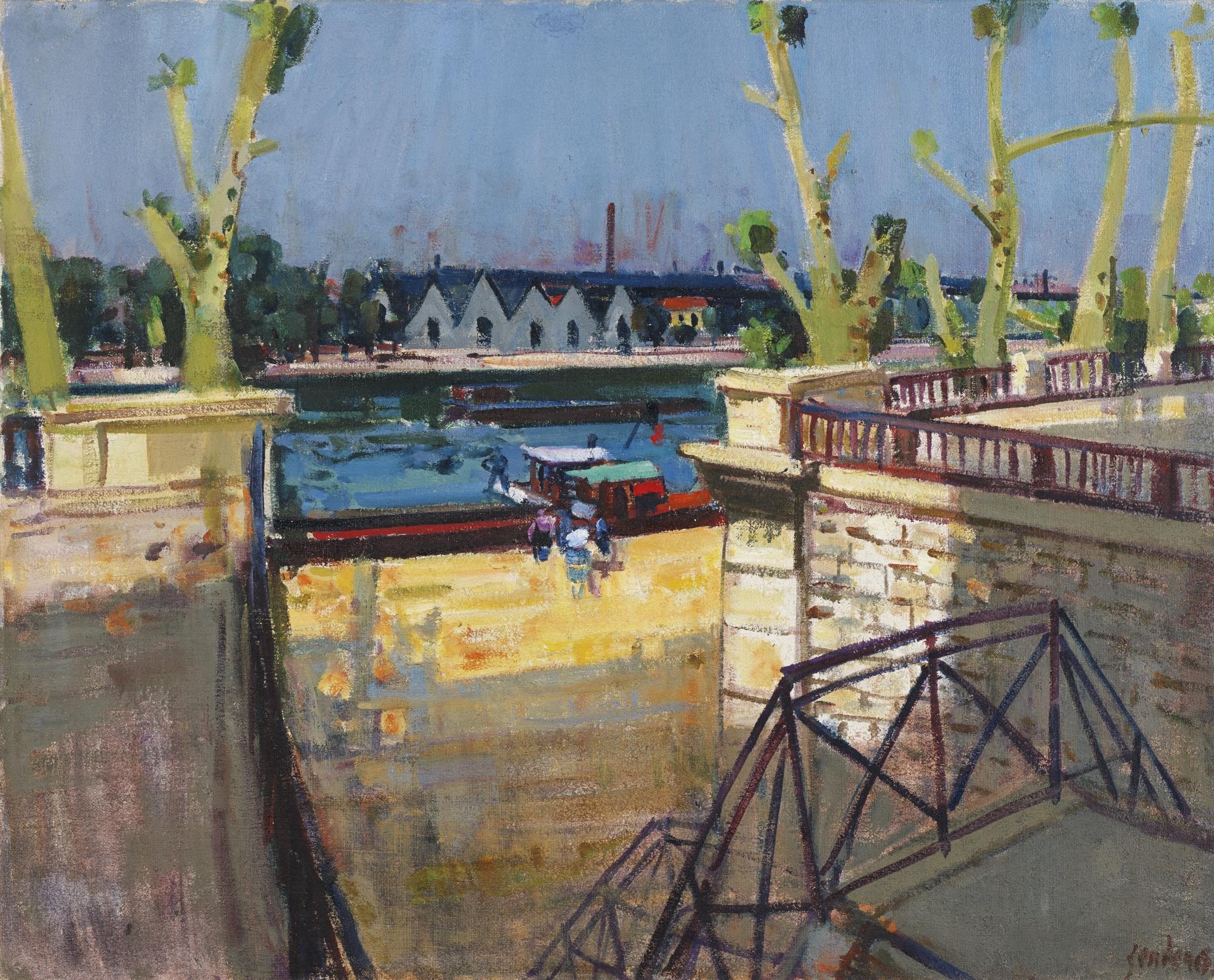 Rudolf Zender - Treppen Zur Seine, 1963