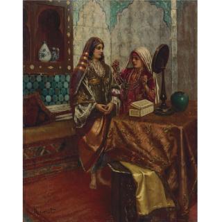 Rudolph Ernst - Austrian Adorning The Harem