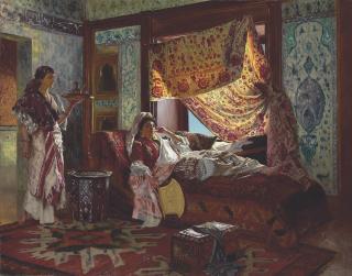 Rudolph Ernst - Taking tea in the Harem