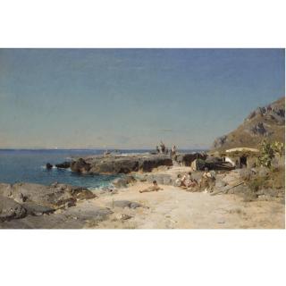 Rudolph Heinrich Schuster - Marina Piccola, Capri