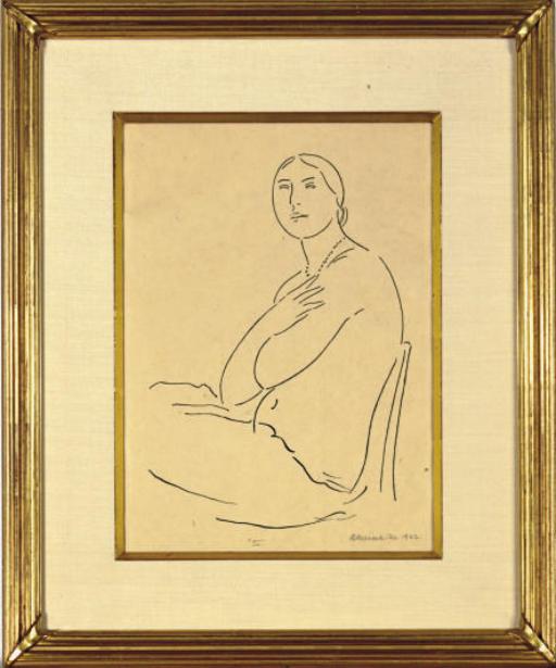 Rudolph Kremlicka - Seated Lady