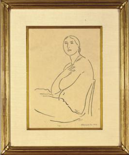 Rudolph Kremlicka - Seated Lady