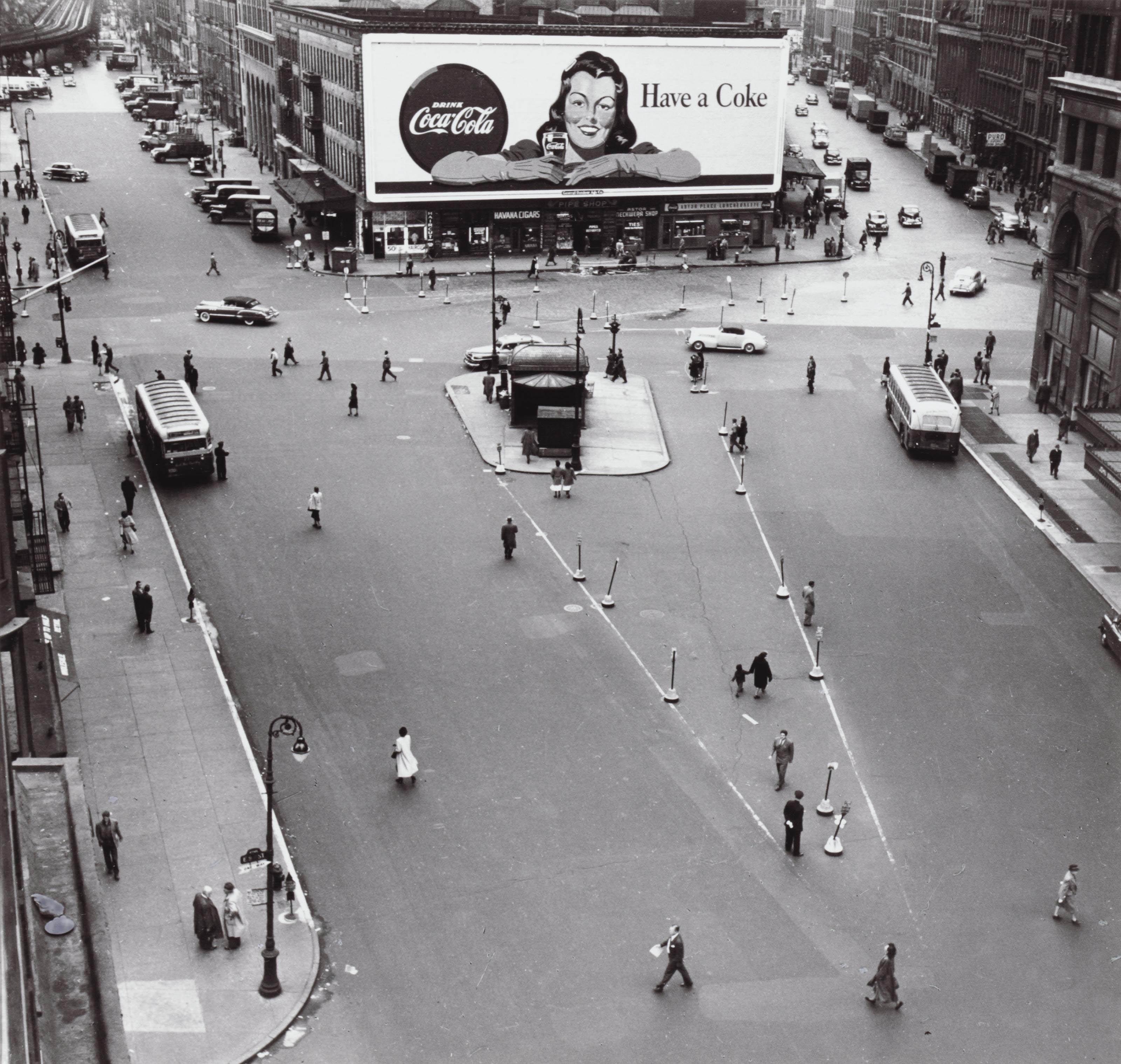 Rudy Burckhardt - Astor Place, 1948