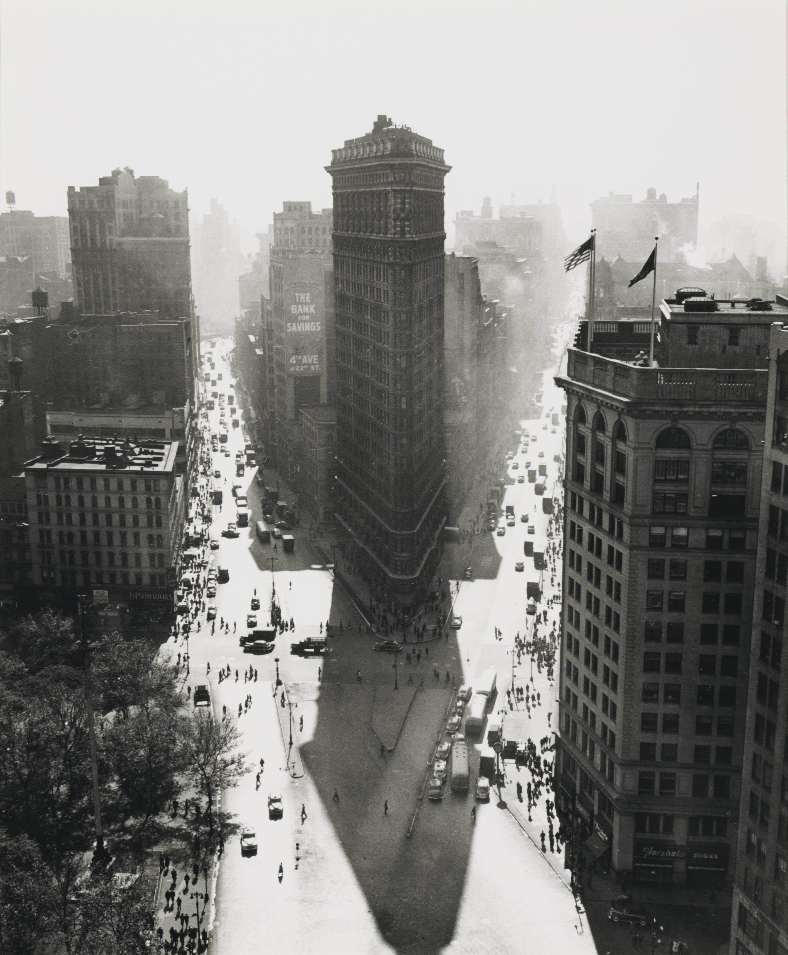 Rudy Burckhardt - Flatiron Building in Summer, c. 1947
