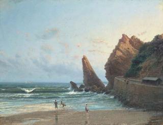 Rufin Gavrilovich Sudkovskii - View Of The Monk\'S Cap, Crimea
